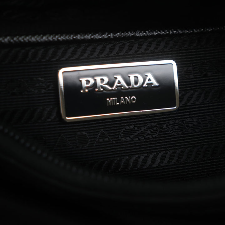 優れたPRADAショルダーバッグブラックナイロンメンズ1BC421