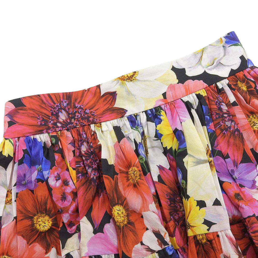 素晴らしい DOLCE&amp;GABBANA スカート 全面花柄 レディース 40 F4CB1T/HS5L8