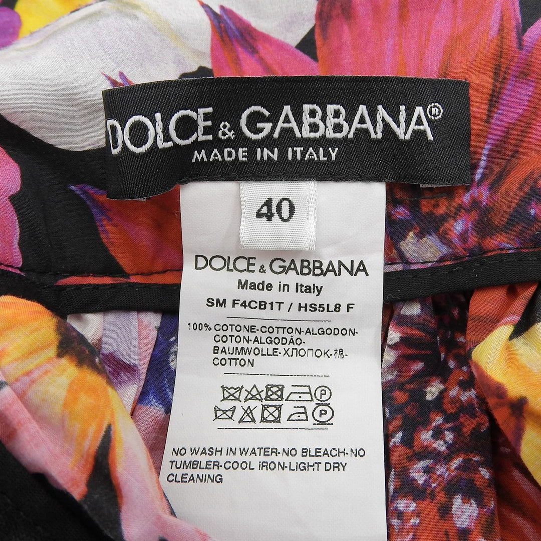 素晴らしい DOLCE&amp;GABBANA スカート 全面花柄 レディース 40 F4CB1T/HS5L8