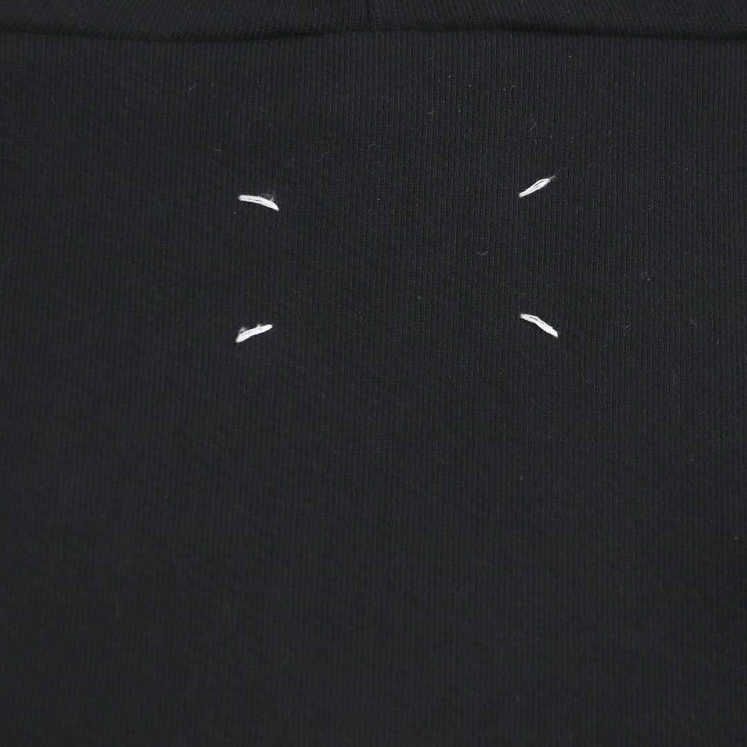 Great Maison Margiela 10 hoodie DIAGONAL PAINT EFFECT HOODIE pullover Black