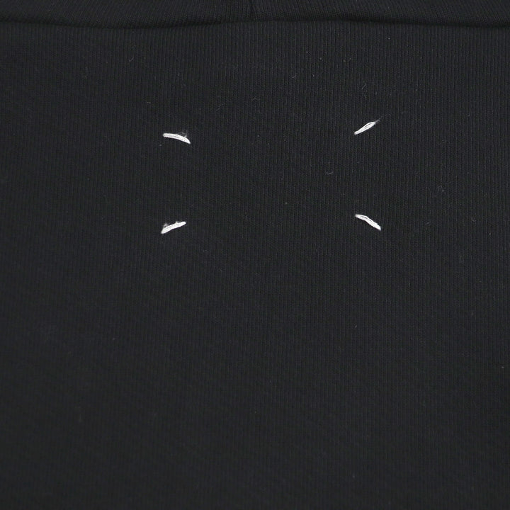 Great Maison Margiela 10 hoodie DIAGONAL PAINT EFFECT HOODIE pullover Black