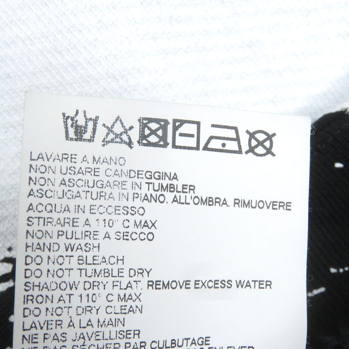 Great Maison Margiela 10 hoodie DIAGONAL PAINT EFFECT HOODIE pullover Black