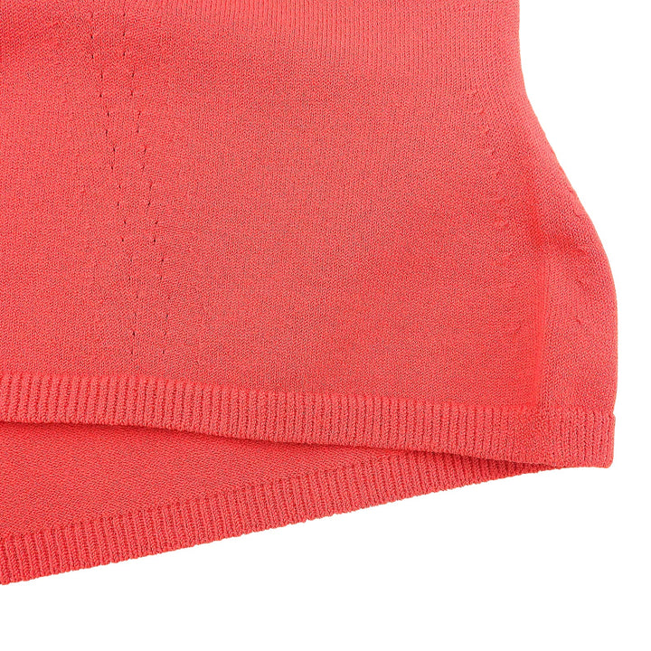 Excellent Alexander McQueen T-shirt Off the shoulder Red Rayon Women XS 669510