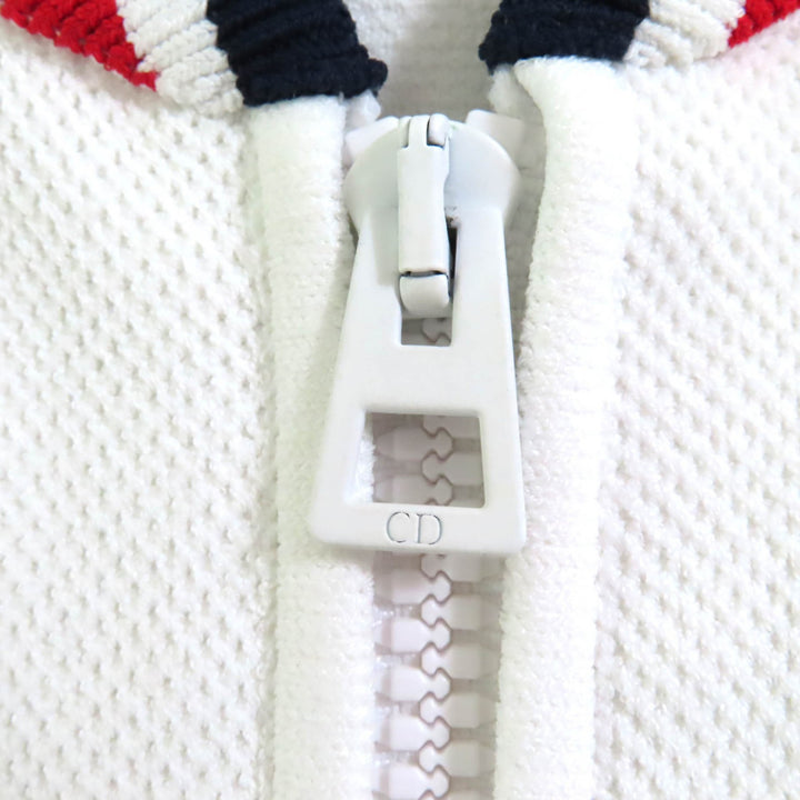Christian Dior Jacket Dior Vibe bomber jacket white Rayon Women 40 514V50A5001