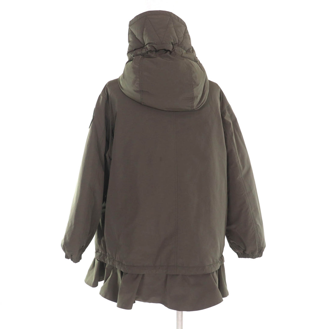 素晴らしい MONCLER ダウンジャケット IRUS カーキ ポリエステル レディース