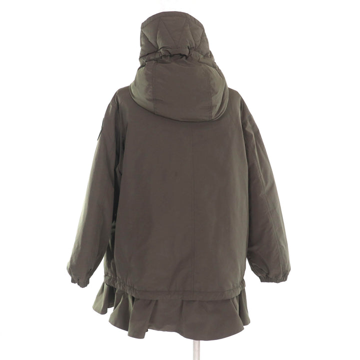 素晴らしい MONCLER ダウンジャケット IRUS カーキ ポリエステル レディース