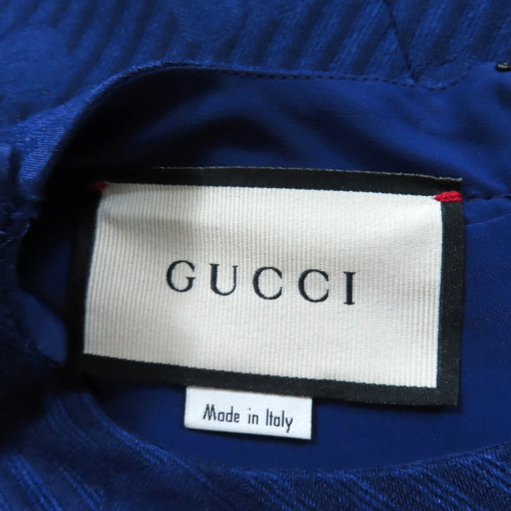 Excellent GUCCI one piece Navy wool Women 36 610872