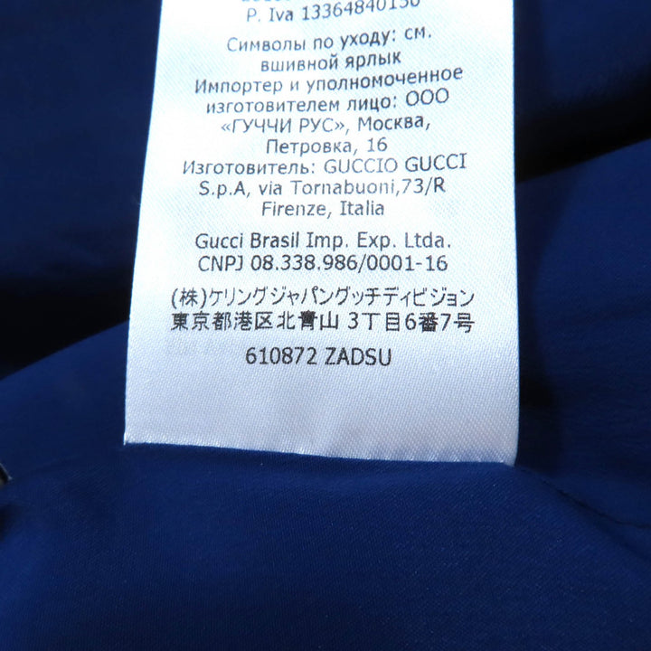 Excellent GUCCI one piece Navy wool Women 36 610872