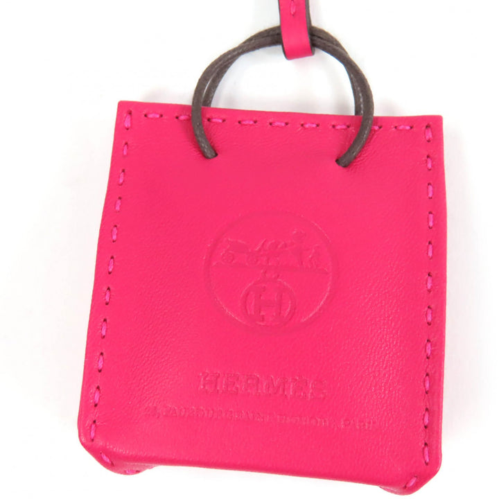 Pristine HERMES Bag charm SAC ORANGE Sac Orange Anyo Miro Women