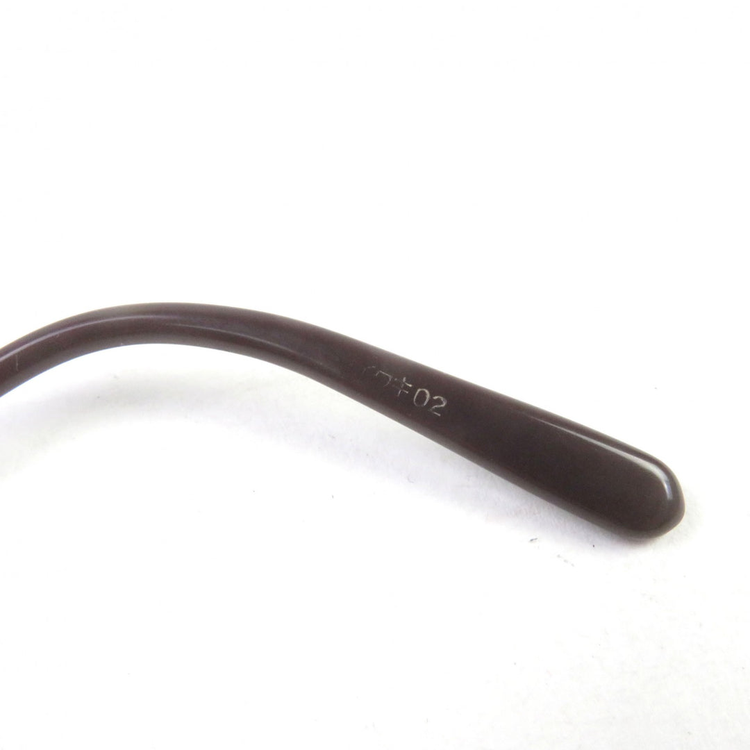 Excellent Cartier sunglasses 2C decor logo engraved oval shape Clear Brown Silver men