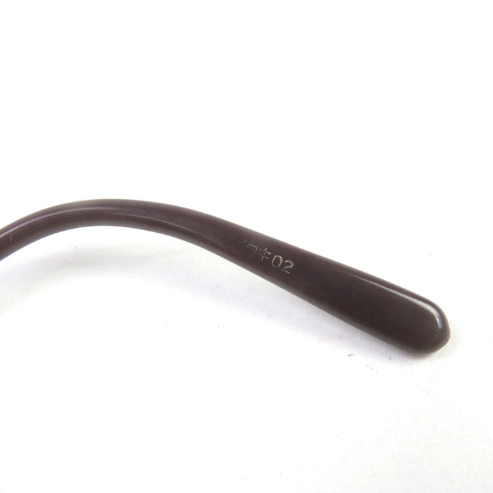 Excellent Cartier sunglasses 2C decor logo engraved oval shape Clear Brown Silver men