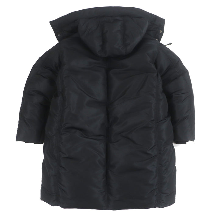 TOM FORD down coat Hooded double zip-up black polyester mens 48 TFO645