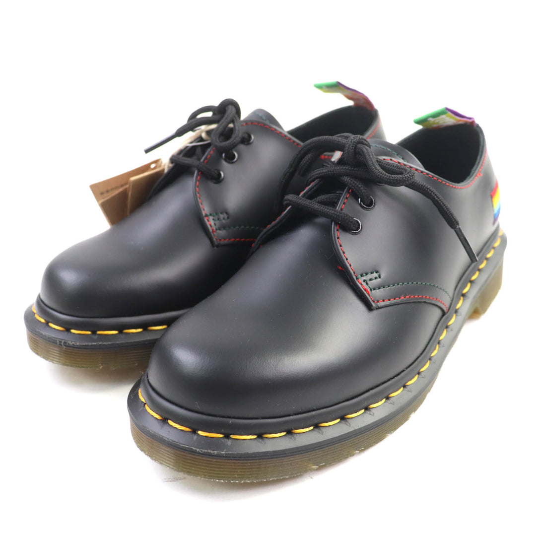 新品 Dr.Martens レザーシューズ 1461 PRIDE ブラックレザー レディース