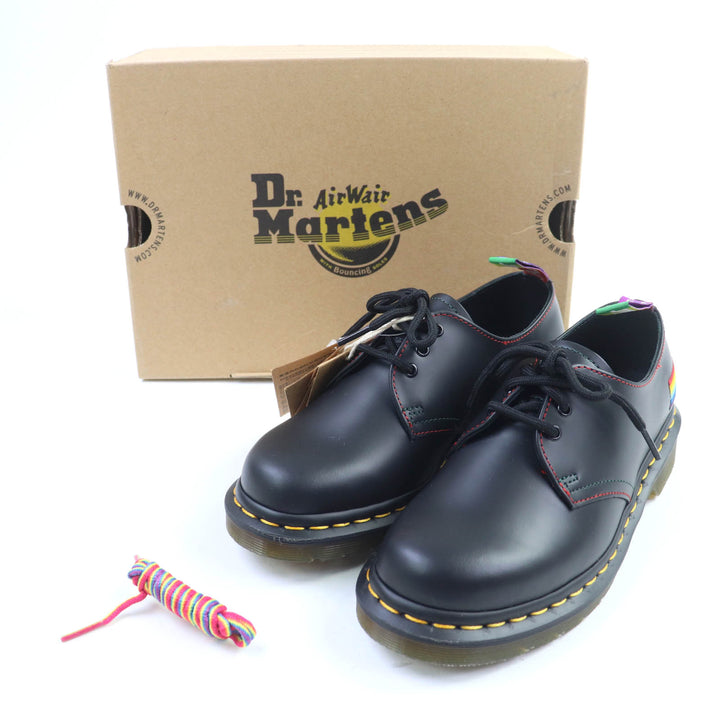 新品 Dr.Martens レザーシューズ 1461 PRIDE ブラックレザー レディース