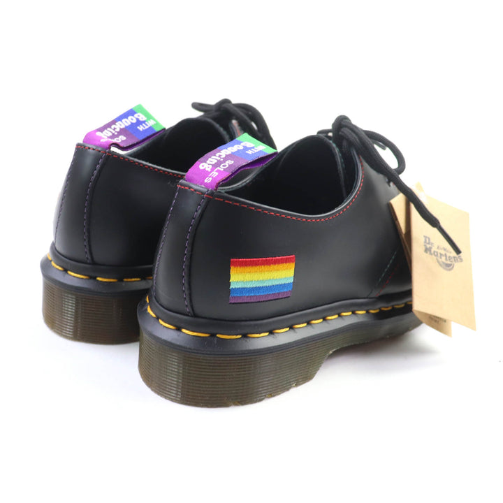 新品 Dr.Martens レザーシューズ 1461 PRIDE ブラックレザー レディース