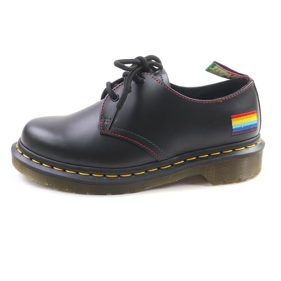 Pristine Dr.Martens Leather shoes 1461 for PRIDE black leather Women
