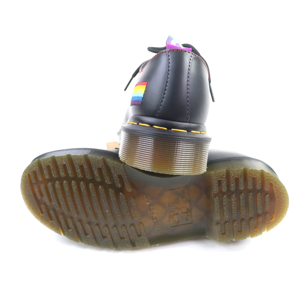 新品 Dr.Martens レザーシューズ 1461 PRIDE ブラックレザー レディース