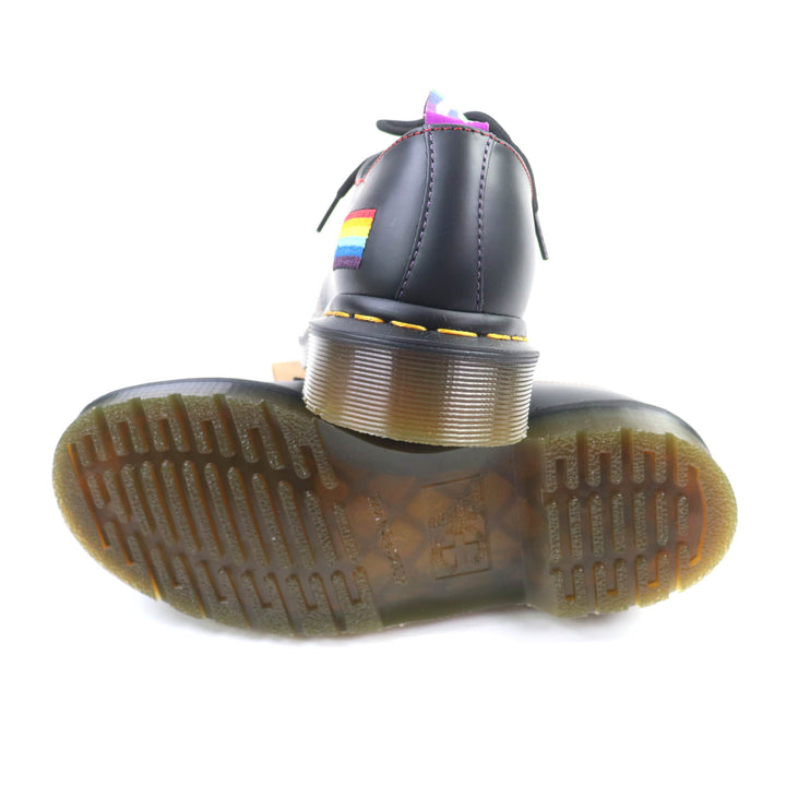 新品 Dr.Martens レザーシューズ 1461 PRIDE ブラックレザー レディース