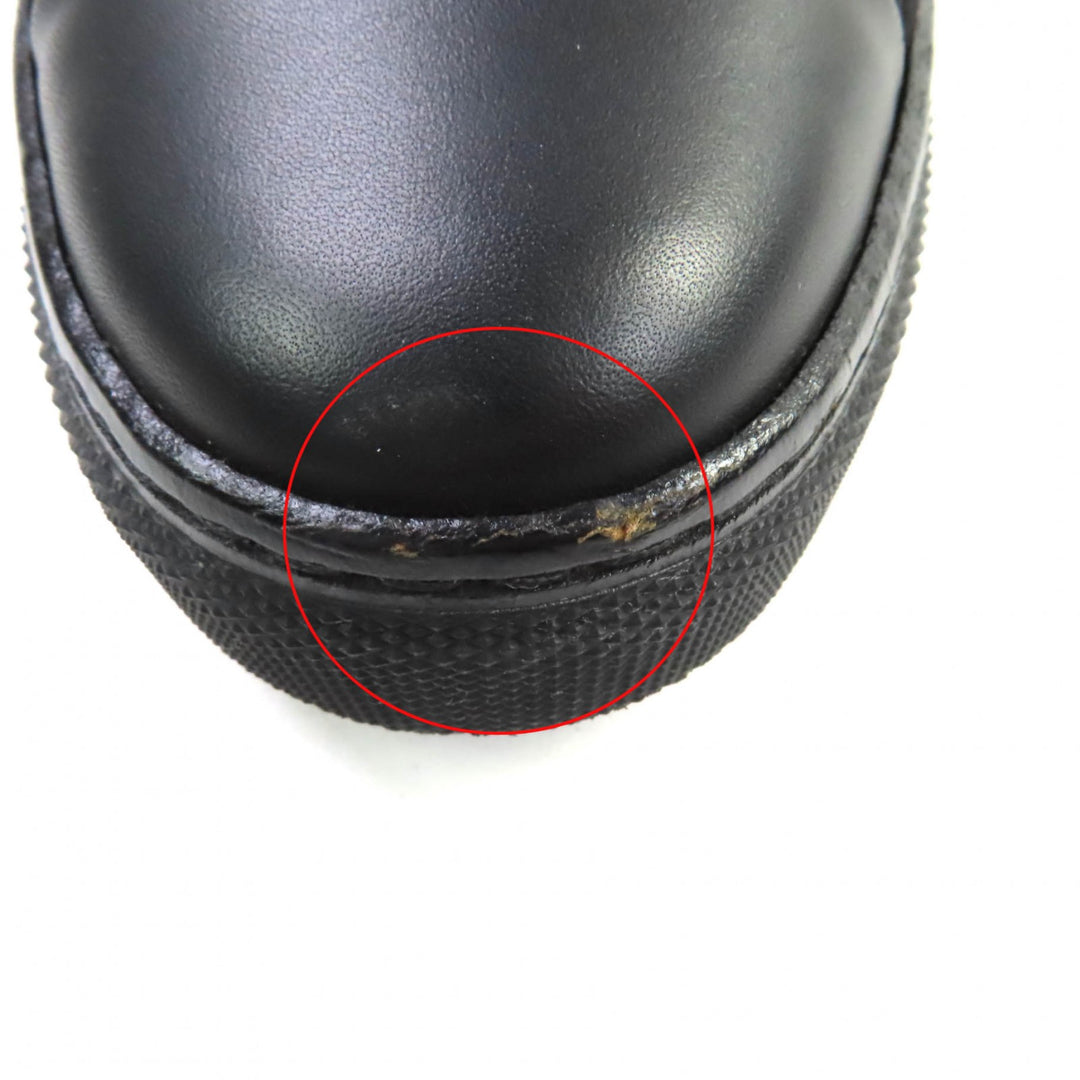 HERMES ハイカットスニーカー JIMMY ブラック スエードレザー レディース 35.5