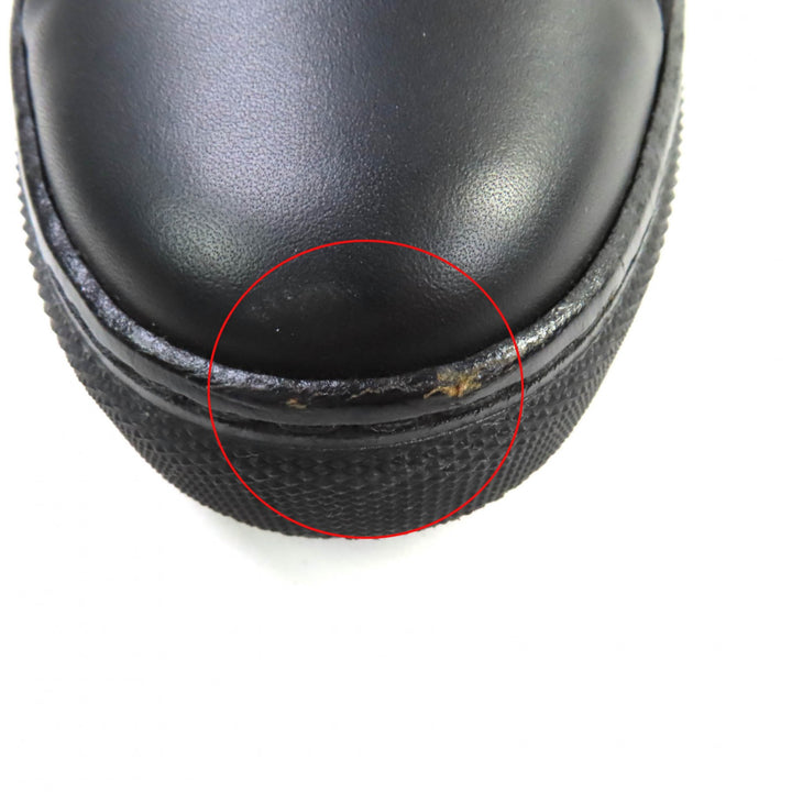 Great HERMES High cut sneakers JIMMY black Suede leather Women 35.5