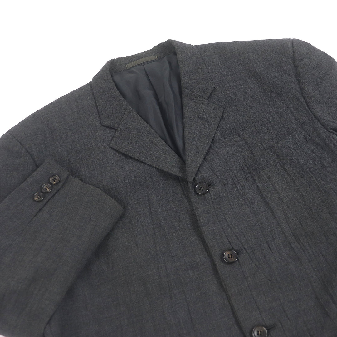 Excellent COMME des GARCONS HOMME jacket 96AW Archive Wrinkles Processing Single
