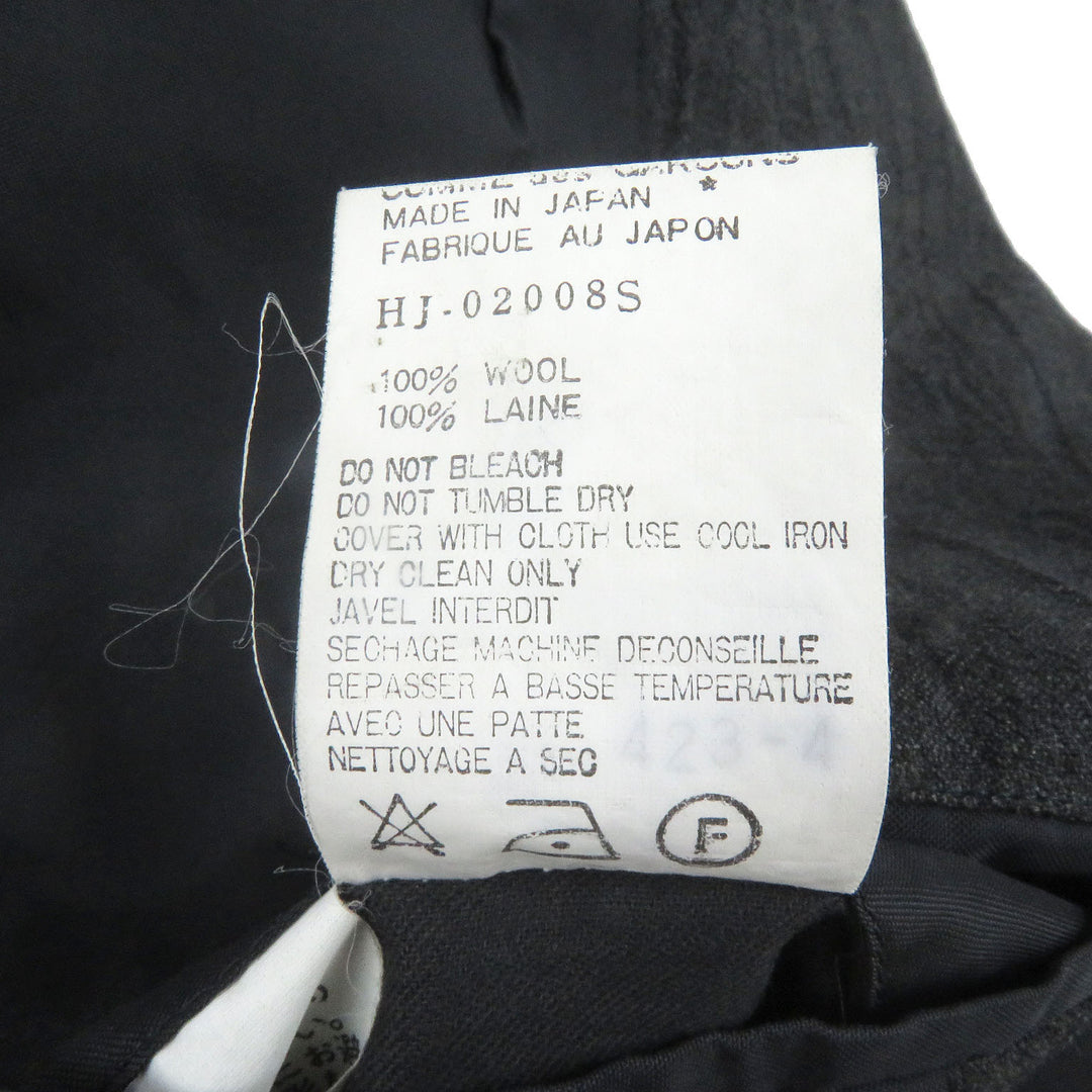 良品 COMME des GARCONS HOMME テーラードジャケット 96AW アーカイブ シワ加工 シングル