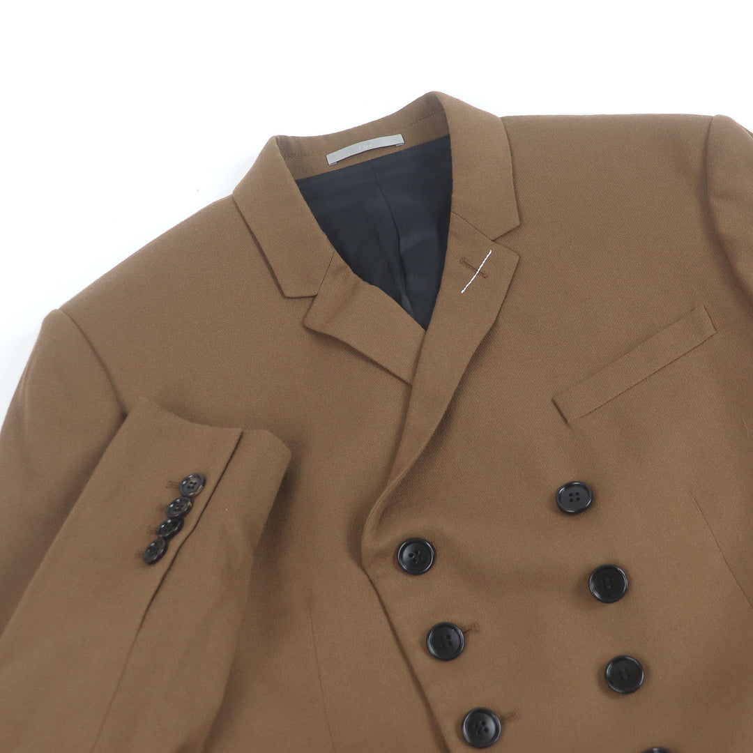 Dior HOMME テーラードジャケット ATELIER ダブルブレスト ブラウン 46 833C246M4321