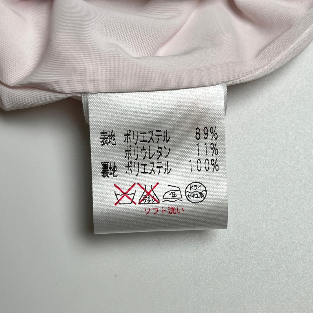 Excellent Rene two-piece set Ribbon design flared dress with bolero pink Women