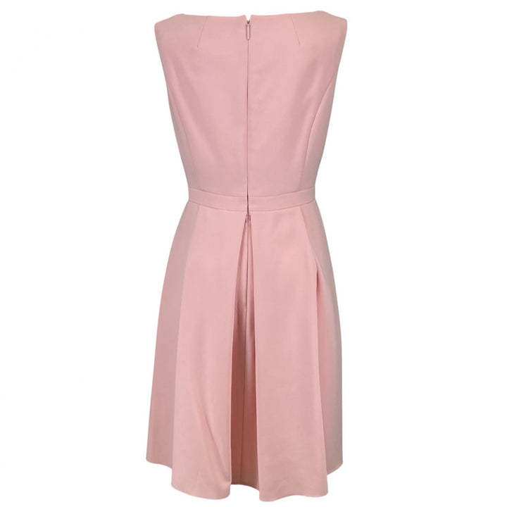 Excellent Rene two-piece set Ribbon design flared dress with bolero pink Women