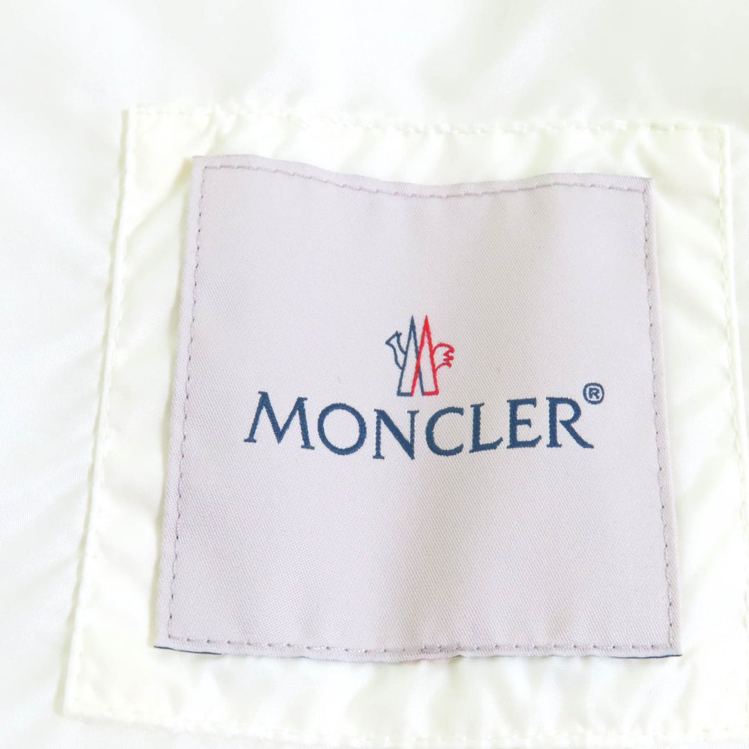 新品 MONCLER ナイロンジャケット IOLE オーバーサイズシルエット ホワイト ナイロン レディース 1