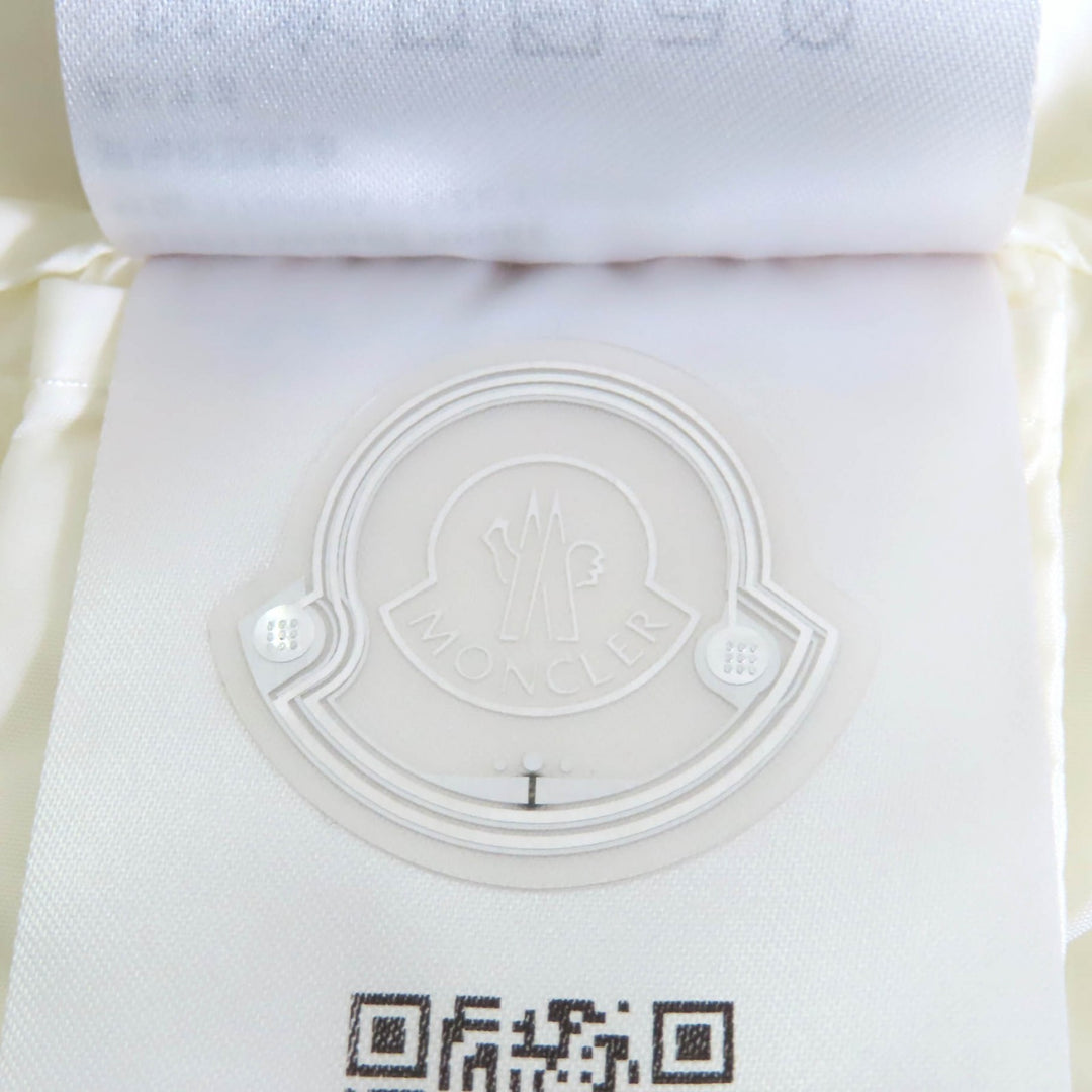 新品 MONCLER ナイロンジャケット IOLE オーバーサイズシルエット ホワイト ナイロン レディース 1