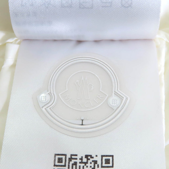 新品 MONCLER ナイロンジャケット IOLE オーバーサイズシルエット ホワイト ナイロン レディース 1
