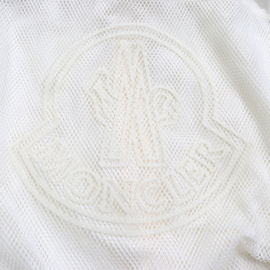 新品 MONCLER ナイロンジャケット IOLE オーバーサイズシルエット ホワイト ナイロン レディース 1