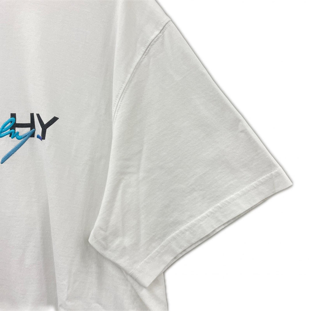 美品 GIVENCHY 半袖Tシャツ BM70RL3002 レインボーロゴ コットン メンズ L