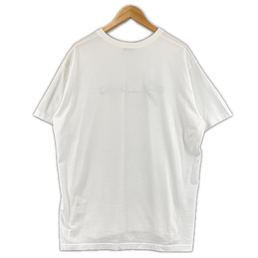 美品 GIVENCHY 半袖Tシャツ BM70RL3002 レインボーロゴ コットン メンズ L