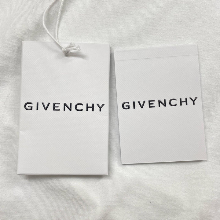 美品 GIVENCHY 半袖Tシャツ BM70RL3002 レインボーロゴ コットン メンズ L