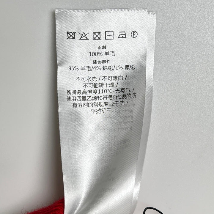 新品 LOUIS VUITTON パンツ サイドジップ 7分丈 ベージュ ポリウレタン レディース 32