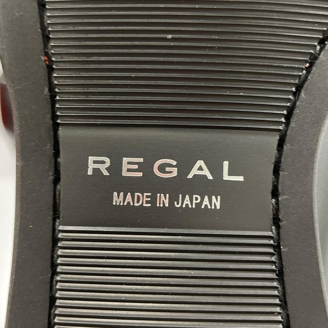 新品 REGAL レザーシューズ プレーントゥ ビジネスシューズ ブラックレザー メンズ 26.5