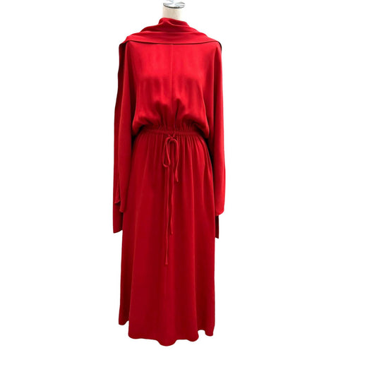 Excellent VALENTINO one piece Red Rayon Women 36 SB0VAP6350F