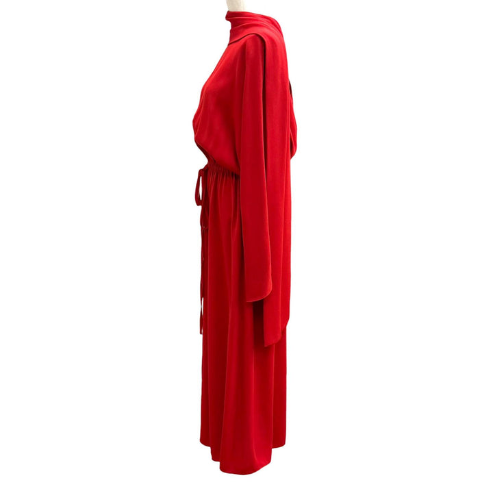Excellent VALENTINO one piece Red Rayon Women 36 SB0VAP6350F