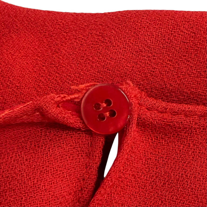 Excellent VALENTINO one piece Red Rayon Women 36 SB0VAP6350F