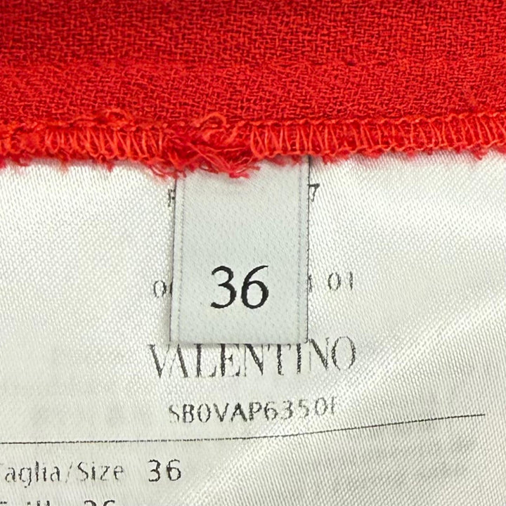Excellent VALENTINO one piece Red Rayon Women 36 SB0VAP6350F
