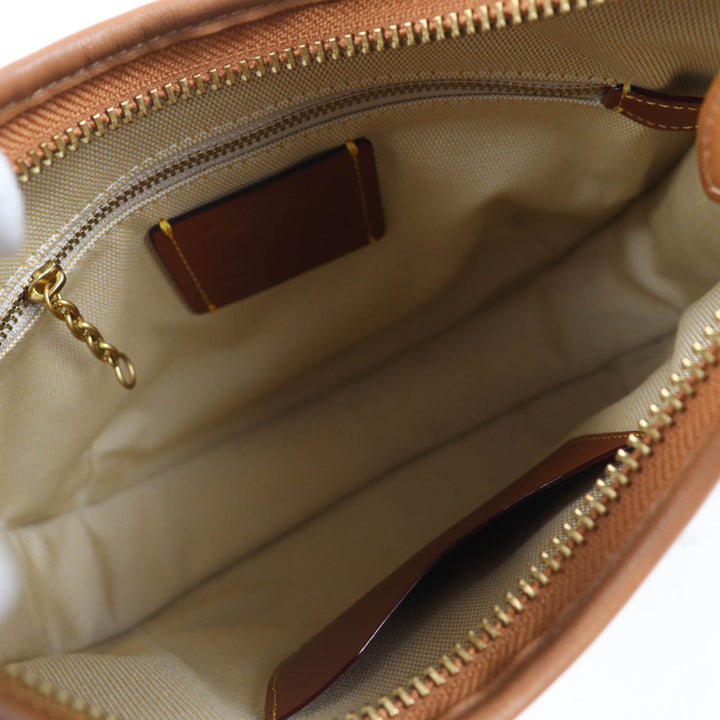 Excellent COACH Shoulder Bag Ergo One Shoulder Bag Brown leather Women C2265