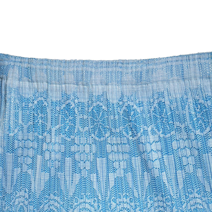 Excellent PLEATS PLEASE skirt All-over pattern Light blue polyester 1 PP11-JG721