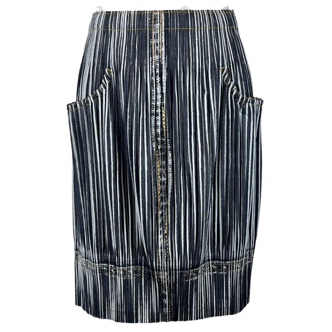 PLEATS PLEASE スカート デニム転写タイツ 大きいサイズ マルチカラー 5 PP01-JG594