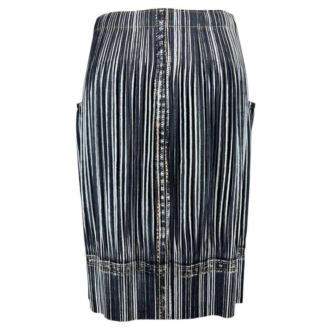 PLEATS PLEASE スカート デニム転写タイツ 大きいサイズ マルチカラー 5 PP01-JG594