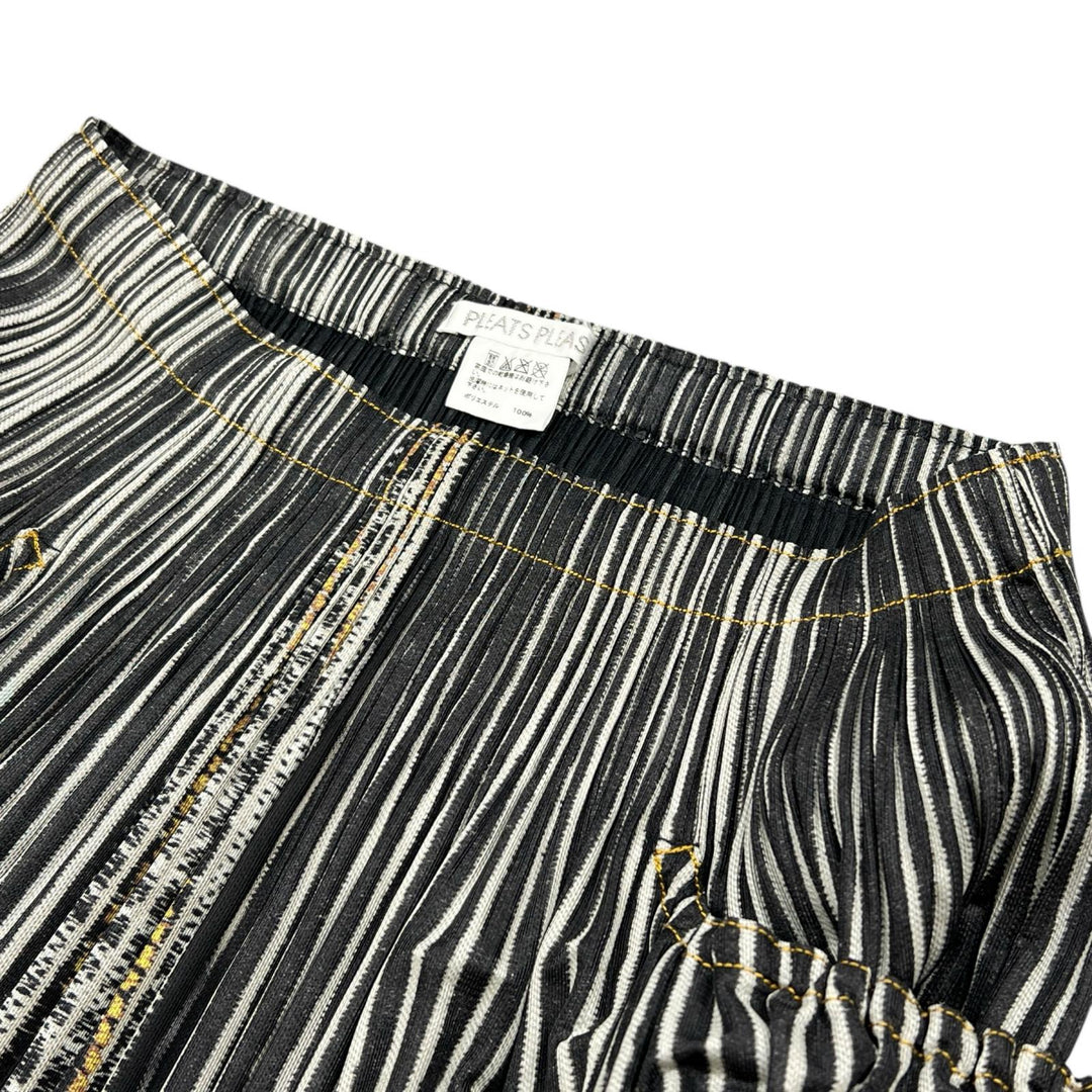 PLEATS PLEASE スカート デニム転写タイツ 大きいサイズ マルチカラー 5 PP01-JG594