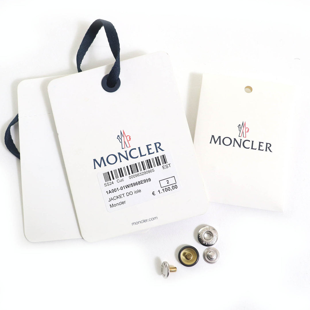 Excellent MONCLER GRENOBLE Down vest SORAPIS Logo Button off white Women 0