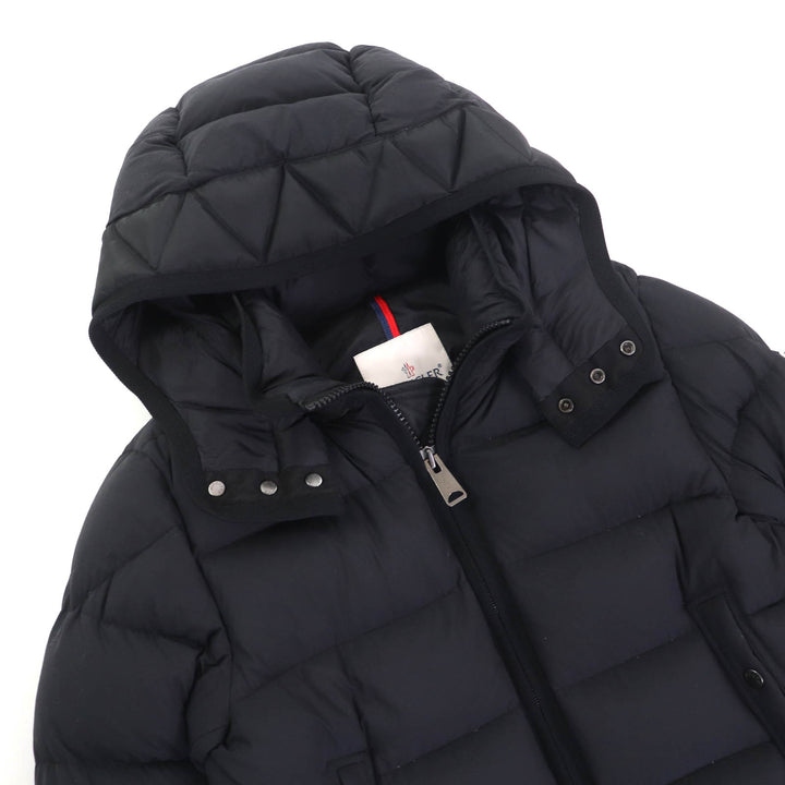 Great MONCLER Down jacket TANGUY Logo patch and hooded design black Nylon mens 0