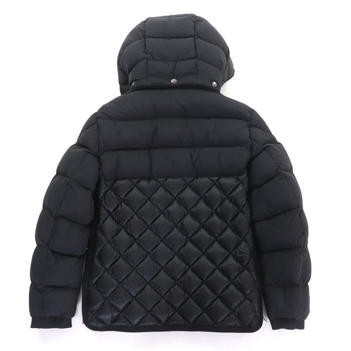 Great MONCLER Down jacket TANGUY Logo patch and hooded design black Nylon mens 0